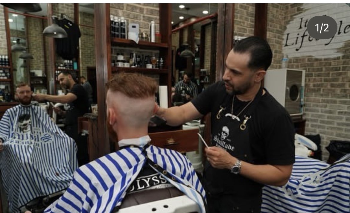 Ronny, RonnyBladez at Skullfade Barbers
