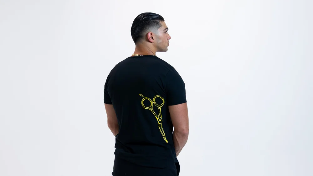 Scissor tee — Skullfade Barbers apparel, NYC
